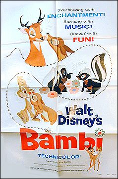 Bambi Walt Disney Style A 1975 R - Click Image to Close
