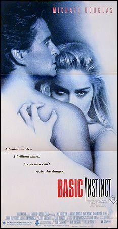 Basic Instinct Michael Douglas Sharon Stone 1992 Australian - Click Image to Close