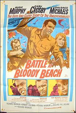 Battle at Bloody Beach Audie Murphey 1961 - Click Image to Close