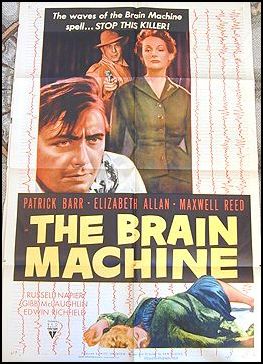Brain Machine Patrick Bartrich 1956 one sheet - Click Image to Close
