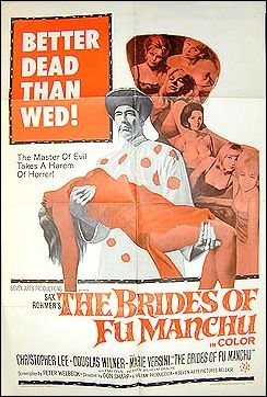 Brides of Fu Manchu Christopher Lee Douglas Wilner 1966 - Click Image to Close