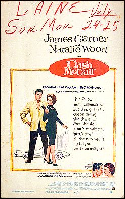 Cash McCall James Garner Natalie Wood - Click Image to Close