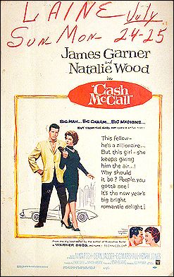 Cash McCall James Garner Natalie Wood