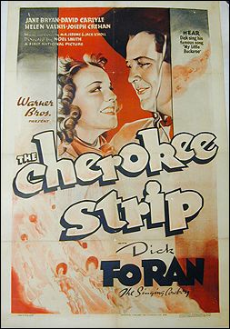 Cherokee Strip Dick Foram 1937 ORIGINAL LINEN BACKED 1SH - Click Image to Close