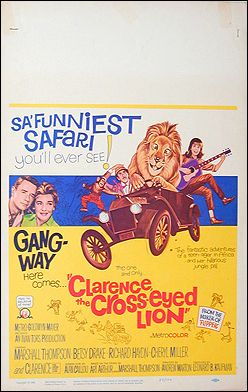 Clarence the Cross-eyed Lion Marshall Thompson Betsy Drake - Click Image to Close