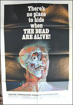 Dead are Alive Alex Cord, Sanatha Egaar one sheet 1972 - Click Image to Close