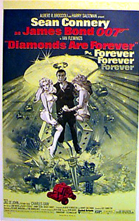 DIAMONDS ARE FOREVER James Bond - Click Image to Close