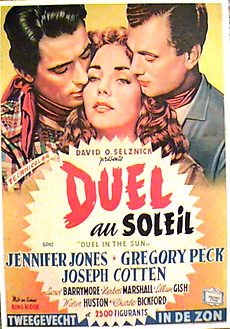 DUEL IN THE SUN Jenniffer Jones, Gregory Peck, Joseph Cotton - Click Image to Close