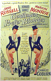 GENTLEMEN PREFER BLONDS Marilyn Monroe Jane Russell - Click Image to Close