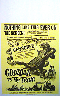 GODZILLA VS THE THING - Click Image to Close