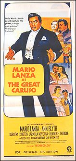 Great Caruso Mario Lanza Ann Blyth Australian - Click Image to Close
