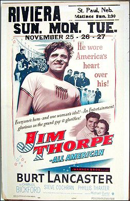 Jim Thorpe Burt Lancaster Charles Bickford - Click Image to Close