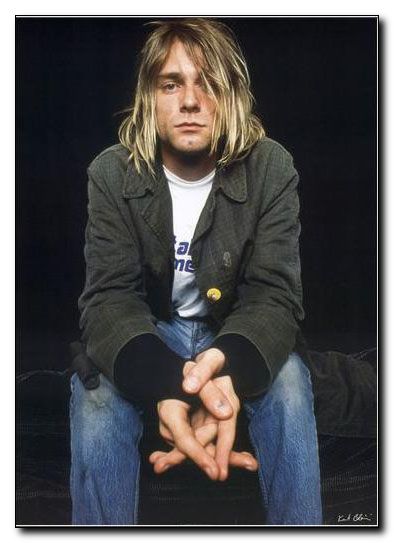Kurt Cobain Sitting - Click Image to Close