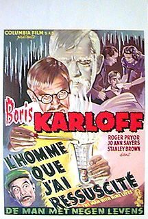 MAN WITH NINE LIVES Boris Karloff