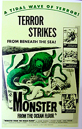 MONSTER FROM THE OCEAN FLOOR Horror - Click Image to Close