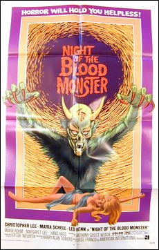 Night of the Blood Monster Christophr Lee Margaret Lee