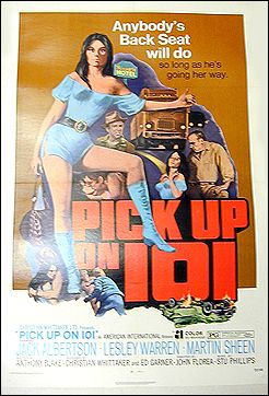 Pick Up On 101 Martin Sheen 1972 ORIGINAL LINEN BACKED 1SH - Click Image to Close