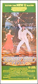Saturday Night Fever John Travolta 1977 Australian - Click Image to Close