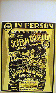 Scream Dracula Show / Frankenstein Monster - Click Image to Close