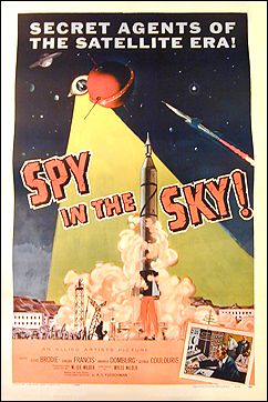 Spy In The Sky 1958 Linen backed - Click Image to Close