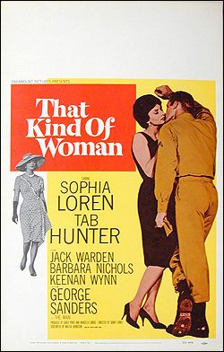 That Kind of Woman Sophia Loren Tabb Hunter George Sunders - Click Image to Close