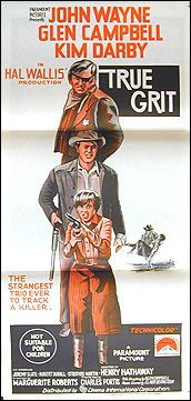 True Grit John Wayne Australian stone litho aprox 13 x 30 vf sold for 71 1969 - Click Image to Close