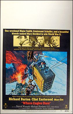 Where Eagles Dare Clint Eastwood Richard Burton