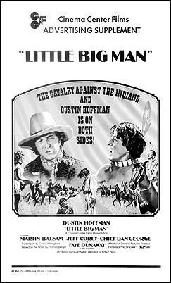 Little Big Man Dustin Hoffman add mat - Click Image to Close