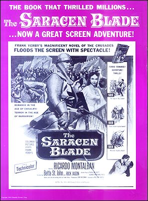 Saracen Blade Ricardo Montalban 1954 - Click Image to Close