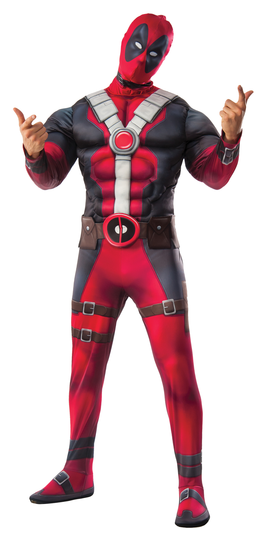 DEADPOOL Adult Deluxe Costume Size XS, STD, XL - Click Image to Close