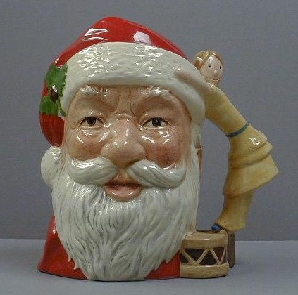 Santa Claus, with Doll, Large D6668 - Click Image to Close