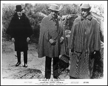 Hound of the Baskervilles Peter Cushing Christopher Lee Hammer Production 1959 1 - Click Image to Close