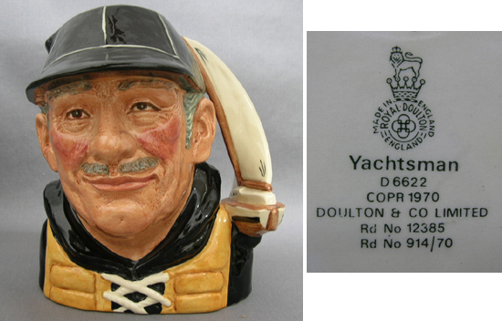 Yachtman, Large, Style 1 D6626 - Click Image to Close